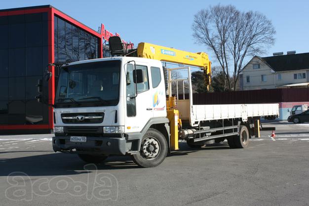 Daewoo Novus 2013г, кран манипулятор Soosan SCS736L 7 т.