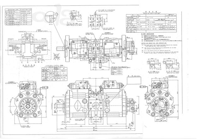 Гидравлический насос Kawasaki K3V112DT