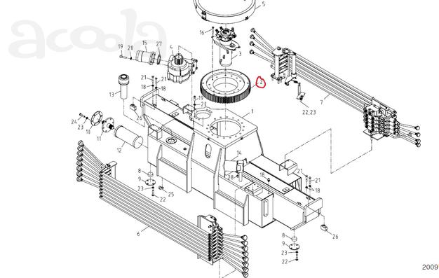 Запчасти на КМУ Soosan SCS 335