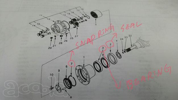 Запчасти на экскаватор VOLVO EW55