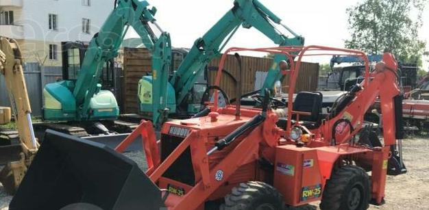Мини погрузчик+экскаватор Kubota RW25